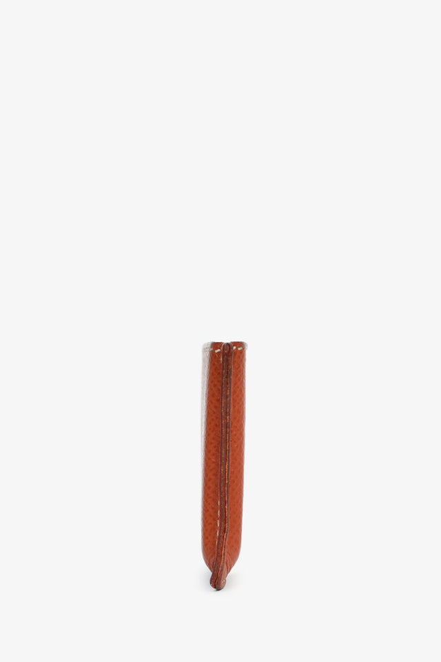 Hermes Brown Leather Single  Holder