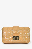 Christian Dior 2013 Beige Patent Leather Cannage 'Miss Dior' Wallet on Chain