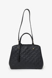 Louis Vuitton 2015 Black Empreinte Leather Montaigne Top Handle With Strap