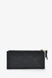 Louis Vuitton 2019 Black Empreinte 'Sarah' Wallet with Extra Insert (As Is)
