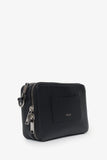 Christian Dior 2019 Black Grained Calfskin Double Zip Crossbody