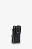 Christian Dior 2019 Black Grained Calfskin Double Zip Crossbody