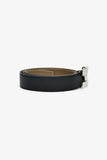 Hermes Black/Taupe Reversible Leather Belt Size 90