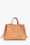 Louis Vuitton Camel Mahina Leather 'Bella' 3-Way Tote