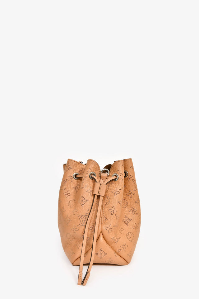 Louis Vuitton Camel Mahina Leather 'Bella' 3-Way Tote