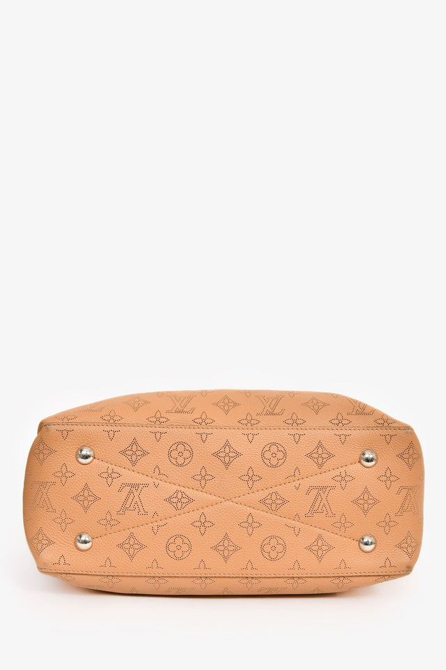 Louis Vuitton Camel Mahina Leather 'Bella' 3-Way Tote