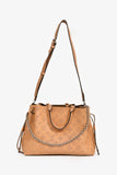 Louis Vuitton Camel Mahina Leather 'Bella' 3-Way Tote
