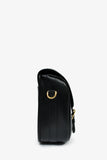 Christian Dior Black Leather Large Bobby Oblique Canvas Strap Crossbody Bag