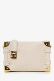 Louis Vuitton Beige Leather Side Trunk PM