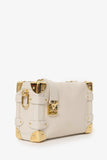Louis Vuitton Beige Leather Side Trunk PM