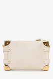 Louis Vuitton Beige Leather Side Trunk PM