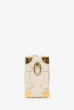 Louis Vuitton Beige Leather Side Trunk PM