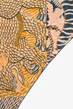 Hermes Yellow/Navy Cashmere 'Jan Bajtlik' Triangle Scarf
