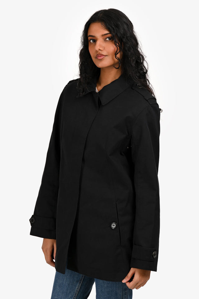 Louis Vuitton Black Short Trench Size 38
