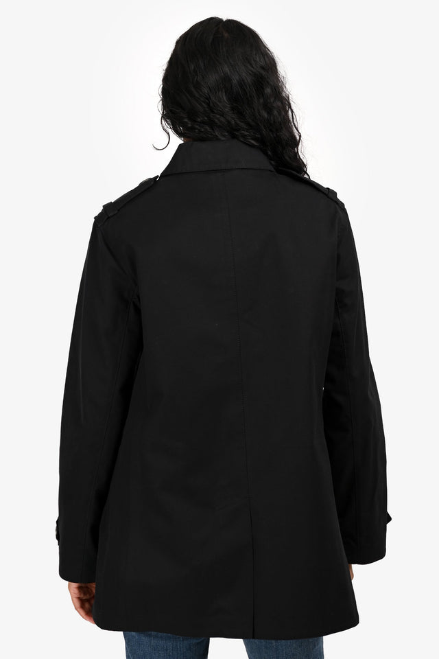 Louis Vuitton Black Short Trench Size 38