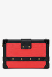 Louis Vuitton Red Epi Leather 'Petit Malle' with Strap