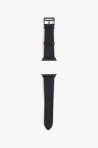 Hermes Black Swift Apple Watch Strap Size 44mm