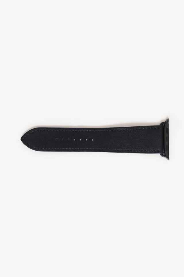 Hermes Black Swift Apple Watch Strap Size 44mm