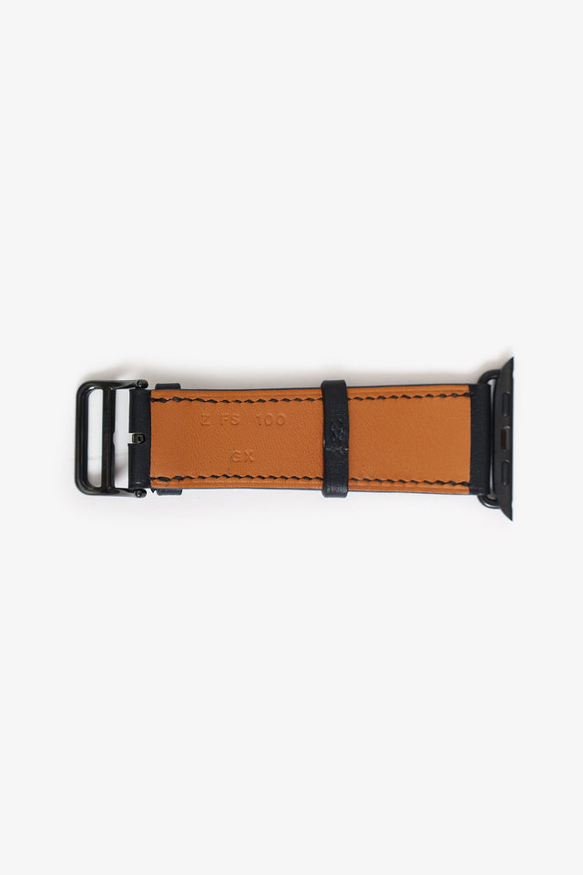 Hermes Black Swift Apple Watch Strap Size 44mm
