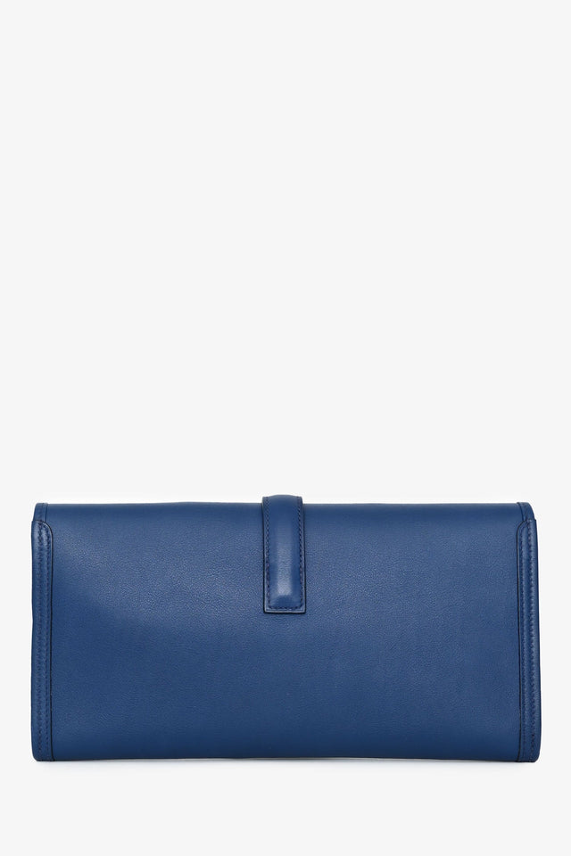 Hermes 2014 Blue Swift Jige Elan 29 Clutch
