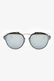 Christian Dior Black/Silver 'DiorEclat' Sunglasses
