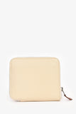 Hermes 2019 White Leather 'Silk In' Compact Wallet