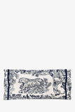 Christian Dior 2021 Navy/White Toile de Jouy Embroidered Medium Book Tote