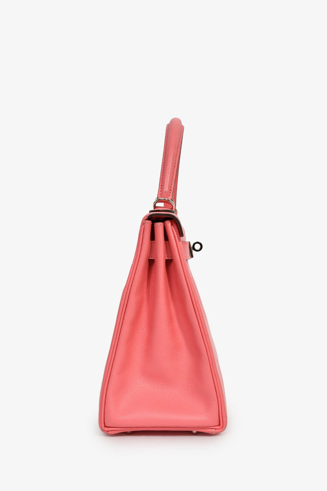 Hermes 2020 Rose D'Ete Evercolour Leather Verso Chevre Kelly Retourne 28