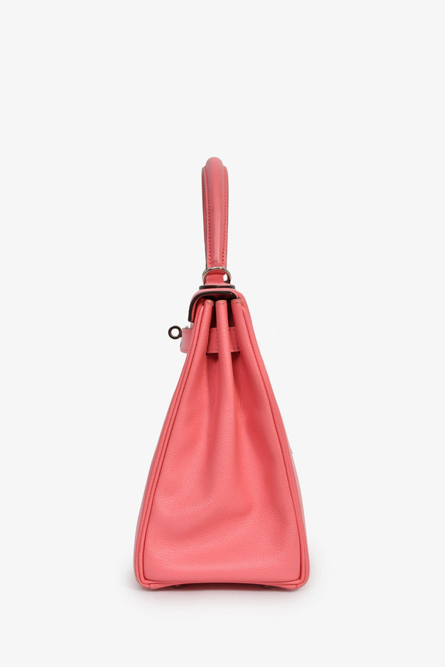 Hermes 2020 Rose D'Ete Evercolour Leather Verso Chevre Kelly Retourne 28