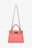 Hermes 2020 Rose D'Ete Evercolour Leather Verso Chevre Kelly Retourne 28