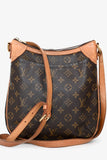 Louis Vuitton 2010 Brown Monogram Canvas/Leather Odeon Crossbody Bag