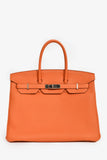 Hermes 2013 Orange Togo Leather Birkin 35