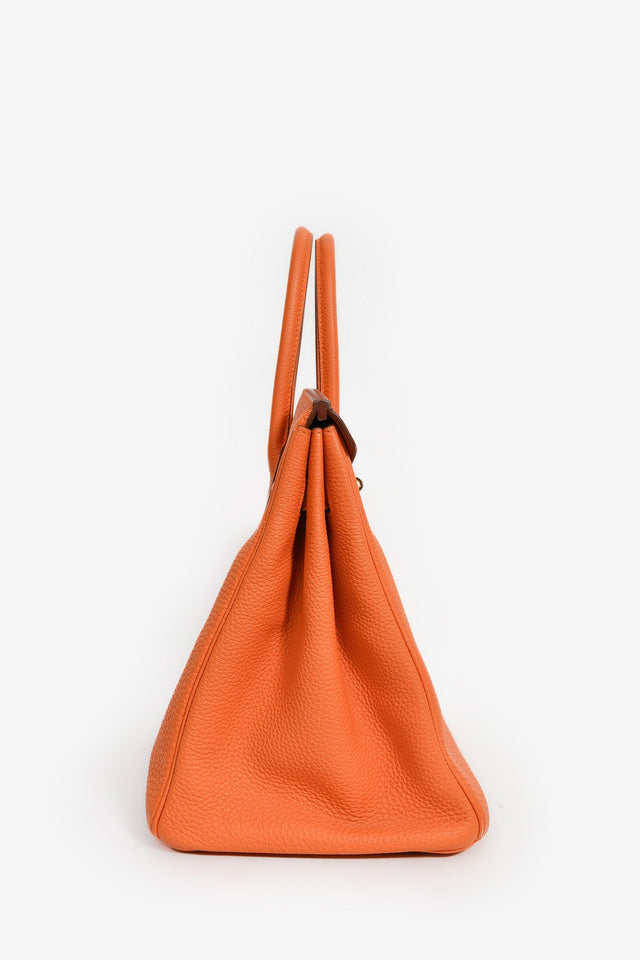 Hermes 2013 Orange Togo Leather Birkin 35