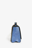 Louis Vuitton 2015 Blue Denim Epi Leather 'Twist' MM Shoulder Bag