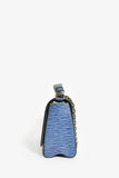 Louis Vuitton 2015 Blue Denim Epi Leather 'Twist' MM Shoulder Bag