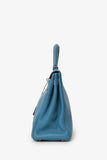 Hermes 2006 Blue Jean Leather Kelly 35