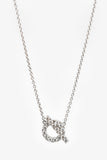 Hermes 18K White Gold Diamond Set Finesse Pendant Necklace