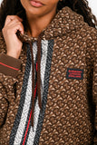 Burberry Brown TB Monogram Hoodie Size L