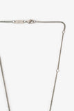 Louis Vuitton Silver Tone LV Horn Necklace