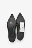 Hermes Green Leather Kelly Mary Jane Flats Size 38