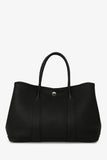 Hermes Black Negonda Leather Garden Party 30