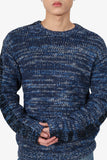 Hermes Blue Wool/Cashmere Knit Sweater Size L Mens