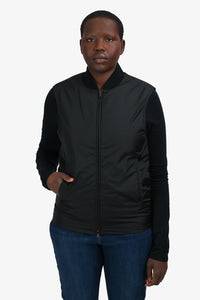 Prada 2006 Black Nylon Lightweight Vest Size 48