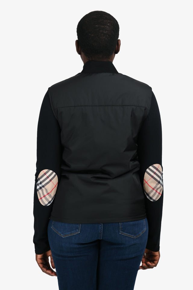Prada 2006 Black Nylon Lightweight Vest Size 48