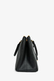 Prada Black Saffiano Leather Double Zip Tote