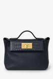 Hermes 2022 Blue Nuit Evercolour/Alligator Touch 24/24 21