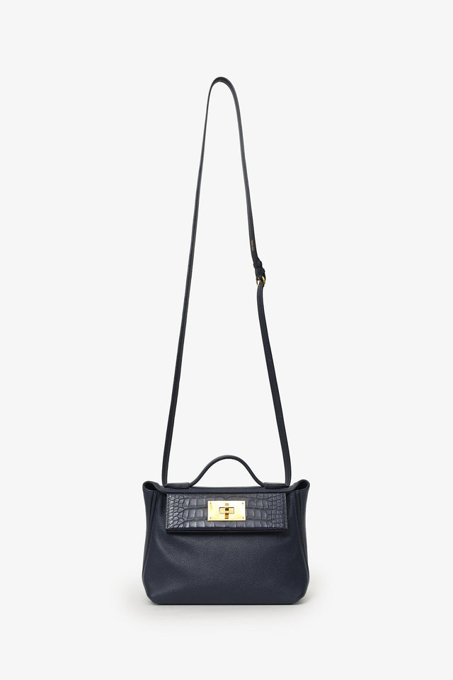 Hermes 2022 Blue Nuit Evercolour/Alligator Touch 24/24 21