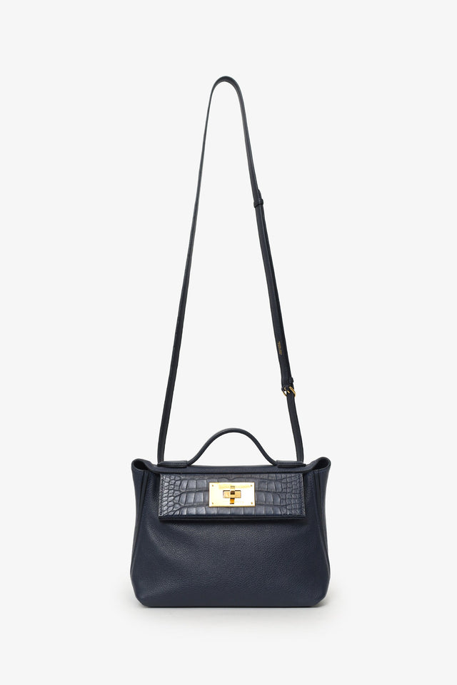 Hermes 2022 Blue Nuit Evercolour/Alligator Touch 24/24 21