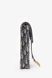 Christian Dior Blue Logo Saddle Pouch
