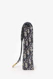Christian Dior Blue Logo Saddle Pouch